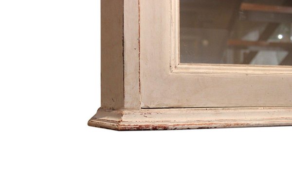 Gustavian Style Grey Painted Hanging Glass Cabinet, 1820s-UY-764913