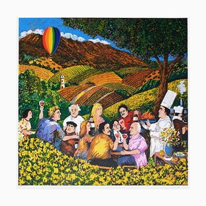 Guy BUFFET, Napa Valley Mustard Festival, 2001, screenprint on wove paper-FMZ-1181719