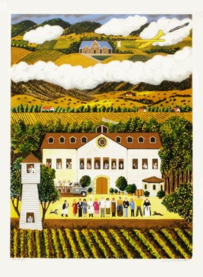 Guy Buffet, Silver Oak, Lithograph on Bfk Rives Paper-FMZ-1145522