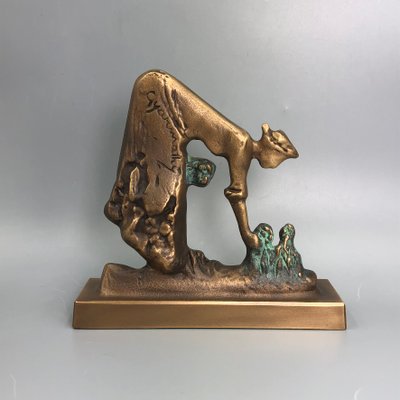 Gyarmathy János, Flower Picker, 1960s, Bronze-XOP-2035031