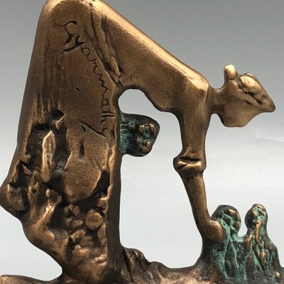 Gyarmathy János, Flower Picker, 1960s, Bronze-XOP-2035031