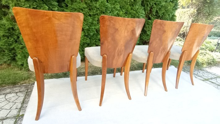 H-214 Chairs by Jindrich Halabala for Up Závody, 1940s, Set of 4-VIC-2018205