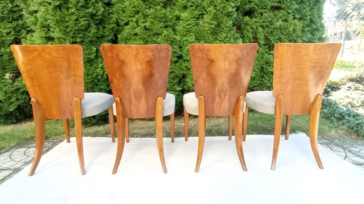 H-214 Chairs by Jindrich Halabala for Up Závody, 1940s, Set of 4-VIC-2018205