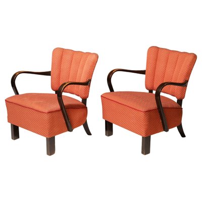 H-237 Cocktail Chairs by Jindřich Halabala, 1950s, Set of 2-HXT-2043198