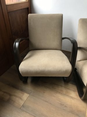 H 269 Lounge Chairs by Jindrich Halabala, 1930s, Set of 2-OXJ-1189533