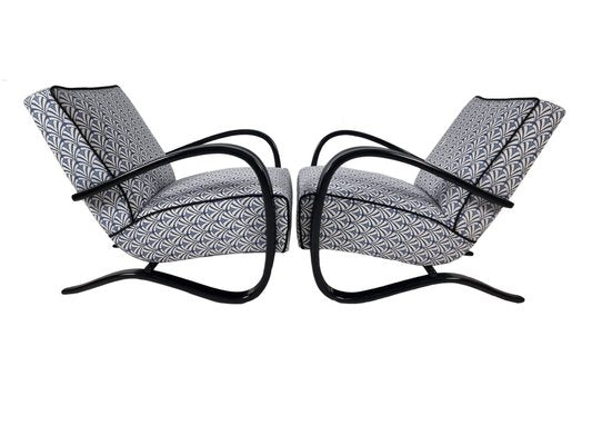 H 269 Lounge Chairs by Jindřich Halabala for Up Zavody, 1940s, Set of 2-BYY-1780293