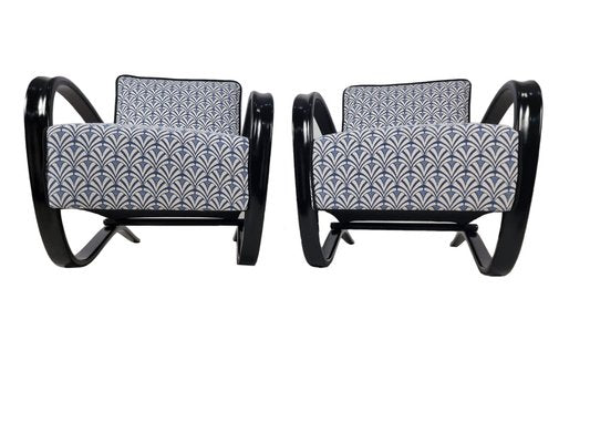 H 269 Lounge Chairs by Jindřich Halabala for Up Zavody, 1940s, Set of 2-BYY-1780293