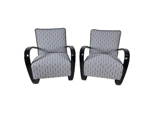 H 269 Lounge Chairs by Jindřich Halabala for Up Zavody, 1940s, Set of 2-BYY-1780293