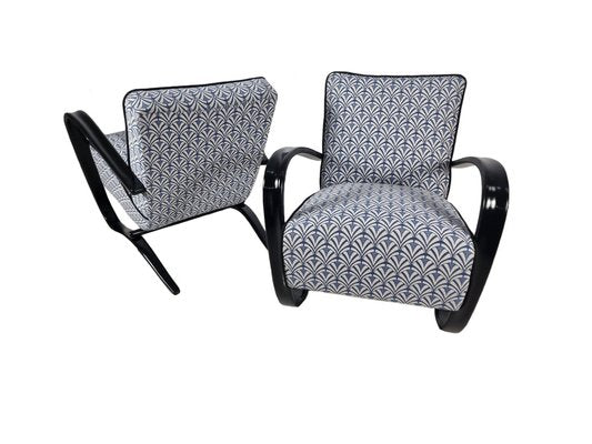 H 269 Lounge Chairs by Jindřich Halabala for Up Zavody, 1940s, Set of 2-BYY-1780293