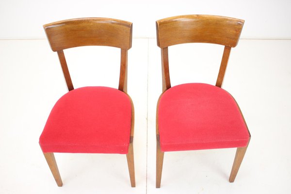 H-40 Dining Chairs attributed to Jindrich Halabala for Up Závody, 1940s, Set of 2-TZ-1418959