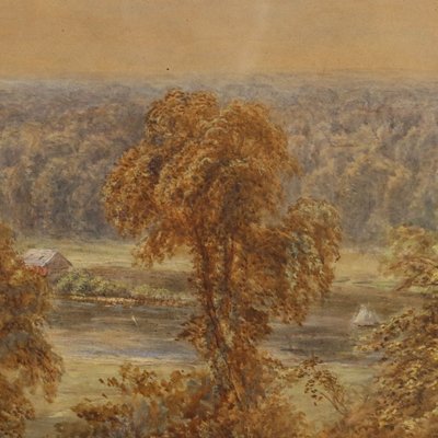 H. Clifford Warren, Landscape, Watercolour and Pencil-VMM-2033333