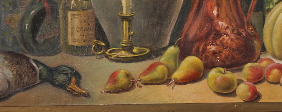 H. Coulon, Still Life, 19th Century, Oil on Canvas, Framed-HPU-1722489