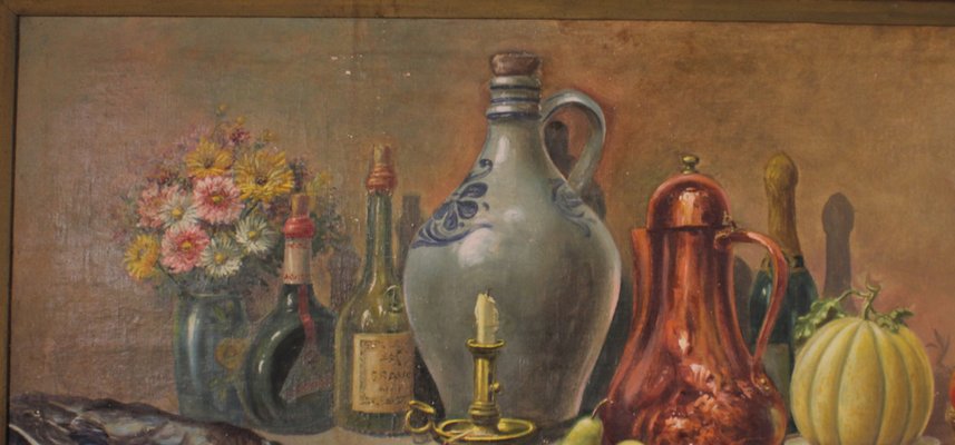 H. Coulon, Still Life, 19th Century, Oil on Canvas, Framed-HPU-1722489