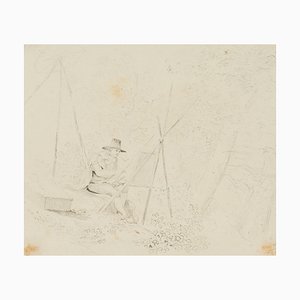 H. Freudweiler, Artists in the Landscape, 1780, Pencil-OJR-1273254