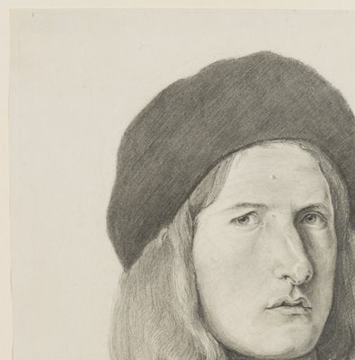 H. Kestner, Portrait of a Young Man, 1830, Pencil-OJR-1273283