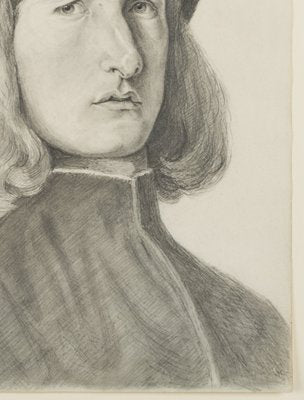 H. Kestner, Portrait of a Young Man, 1830, Pencil-OJR-1273283