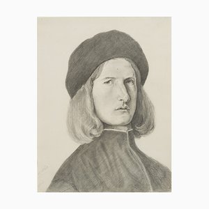 H. Kestner, Portrait of a Young Man, 1830, Pencil-OJR-1273283