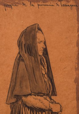 H. Scott, Figurative Drawings, 19th-Century, Pencil on Paper, Set of 2-AOI-1311604