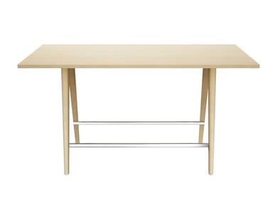 1510 - Rectangular High meeting table by Thonet