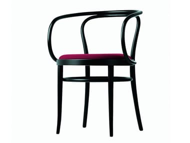 209 P - Chair with moulded plywood seat by Thonet