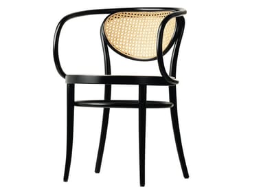 210 R - Chair with seat and backrest in cane work by Thonet