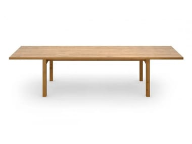 GALERIE - Rectangular oak table by e15