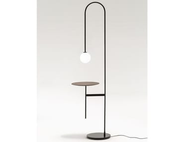 LIGHT WITH A TABLE - Floor lamp with table by Living Divani