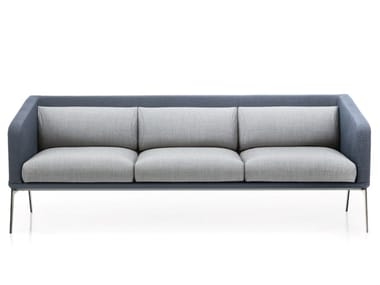 METRO 15 - 3 seater fabric sofa by Frezza