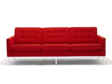 FLORENCE KNOLL LOUNGE - Tufted 3 seater sofa by Knoll