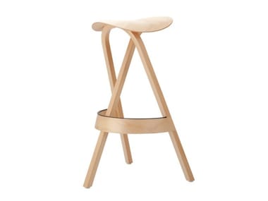 404 H - Multi-layer wood stool by Thonet