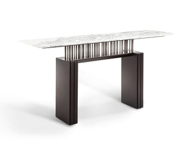 G-CODE - Marble console table by Giorgetti