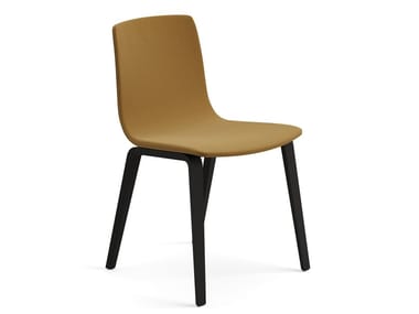 AAVA 02 - Four wood legs chair by Arper