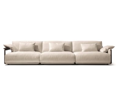 ADAM - 3 seater fabric sofa by Giorgetti