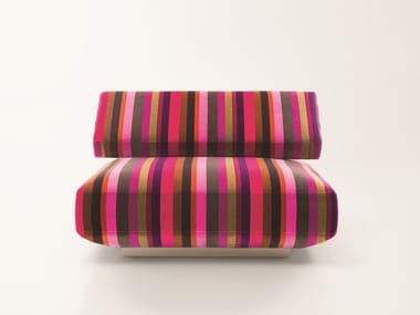 AGIO - Modular velvet armchair by Paola Lenti