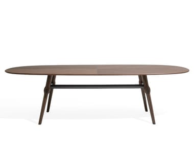 AGO - Walnut table by Giorgetti