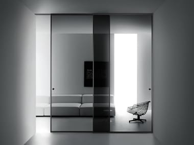 ALADIN SLIDE DUO - Glass sliding door by Glas Italia