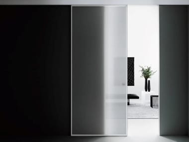 ALADIN SLIDE MONO - Glass sliding door by Glas Italia