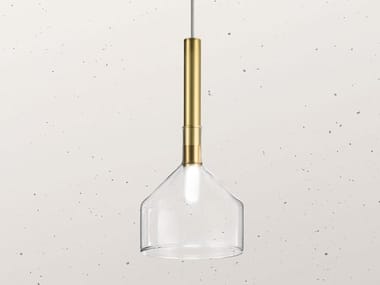 ALCHIMIA 277.02 - Brass pendant lamp by Il Fanale