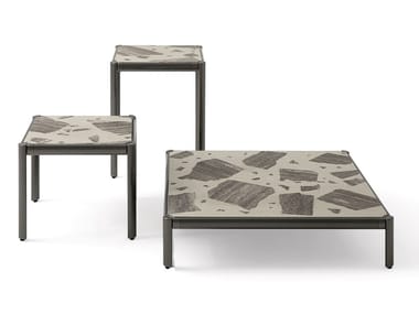 ALD?A - Garden side table with palladiana top by Giorgetti