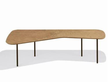 ALEXANDER GIRARD - Steel and wood coffee table by Knoll