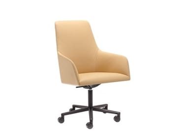 ALYA EXECUTIVE SO1471 - Height-adjustable office chair with castors with 5-Spoke base by Andreu World