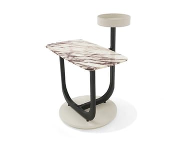 AMIRAL - Rectangular marble coffee table by Giorgetti