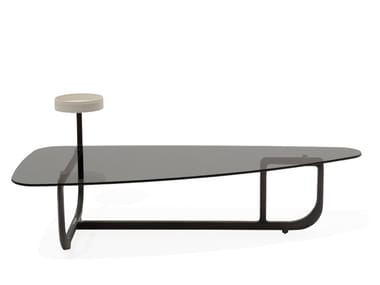 AMIRAL - Triangular crystal coffee table by Giorgetti