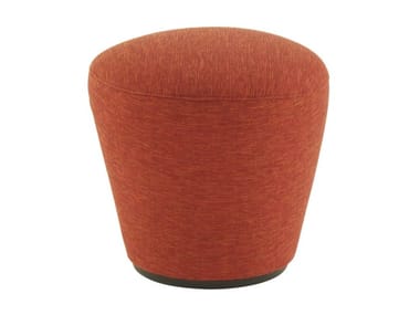 ANDA - Upholstered round fabric pouf by Ligne Roset