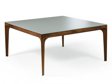 ANTEO - Square crystal table by Giorgetti