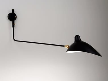 AP1BD - Adjustable metal wall lamp by Serge Mouille