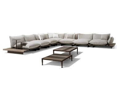 APSARA - Corner modular garden sofa by Giorgetti