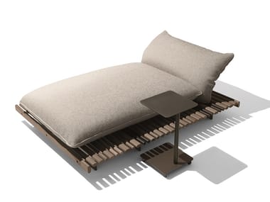 APSARA - Afrormosia sun lounger by Giorgetti