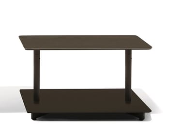 APSARA - Rectangular steel garden side table by Giorgetti