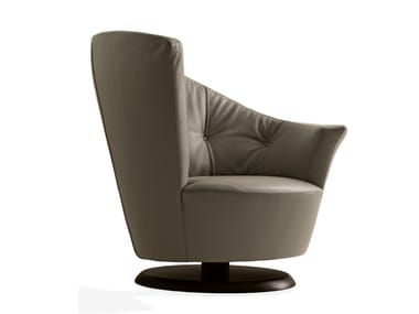 ARABELLA - Swivel fabric armchair by Giorgetti